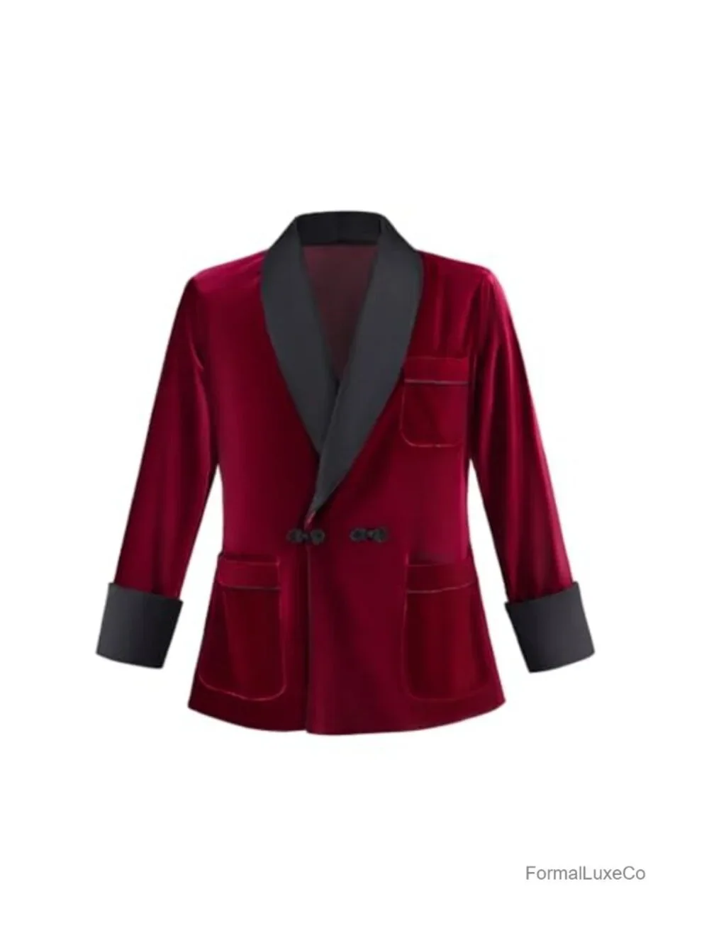 Velvet Smoking Jacket Vintage Wedding Party Blazer Tuxedo Coat